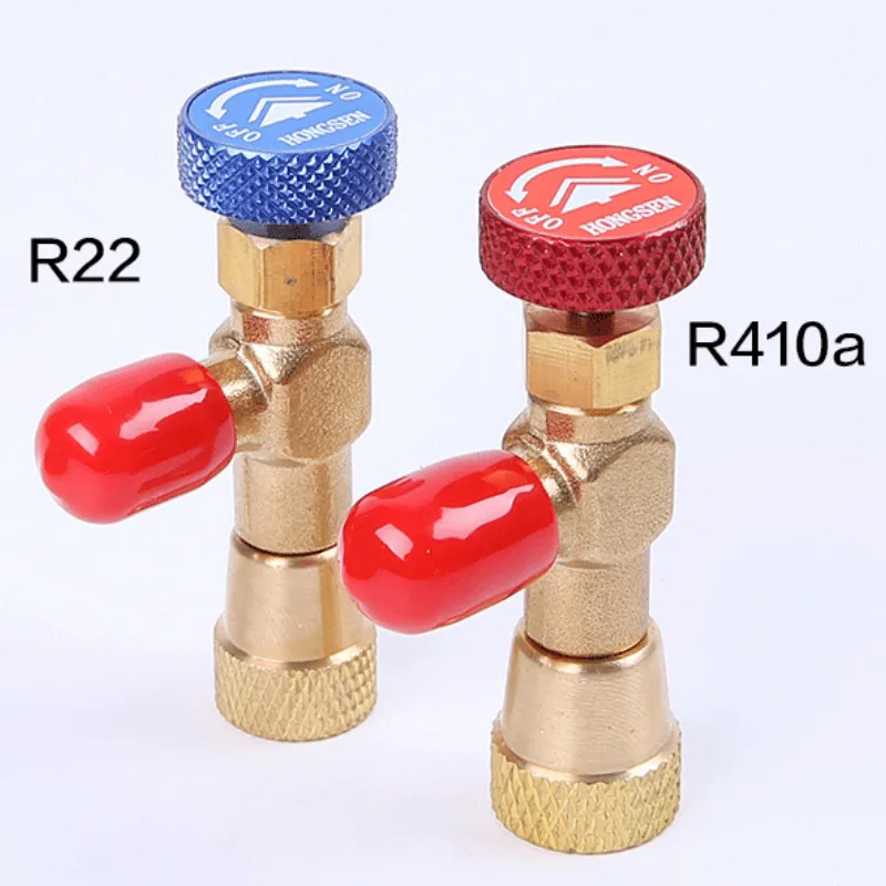 Imagem -05 - Condicionado Válvula de Segurança Adaptador hs R410a R22 Refrigeração Ferramenta Macho e Fêmea Carregamento Mangueira Encaixe 16 ar