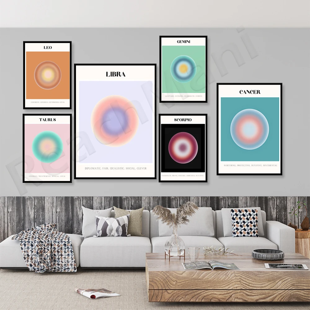 

Aura Astrology You Are Energy-Scorpio, Taurus, Libra, Virgo, Gemini Modern Home Furnishing Strong Decoration Poster Minimalist U