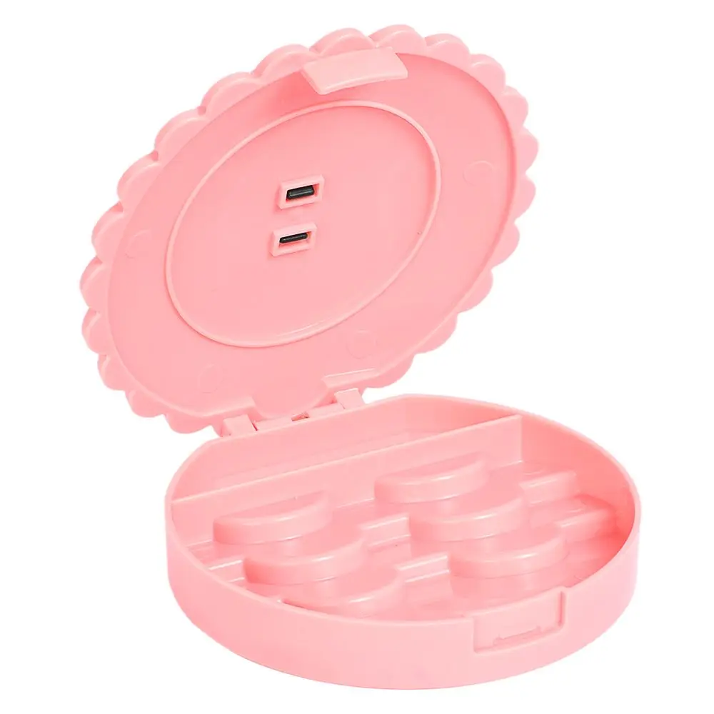 Mini boîte de rangement de faux cils écologique à la mode, boîte de rangement de faux cils, fleur acrylique maquillage cosmétique outil Portable, étui organisateur