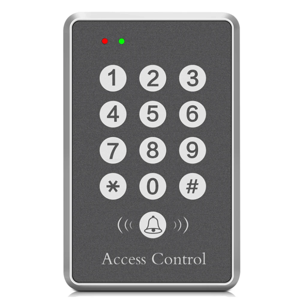 Access Control System Machine Security 125Khz RFID Proximity Entry Door Lock Entry Access Keyboard Silver fechadura digital