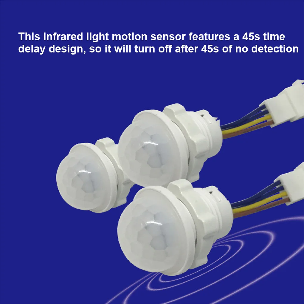 Motion Sensor Light Switch Indoor Outdoor PIR Infrared Light Sensor Time Delay Lighting Switch