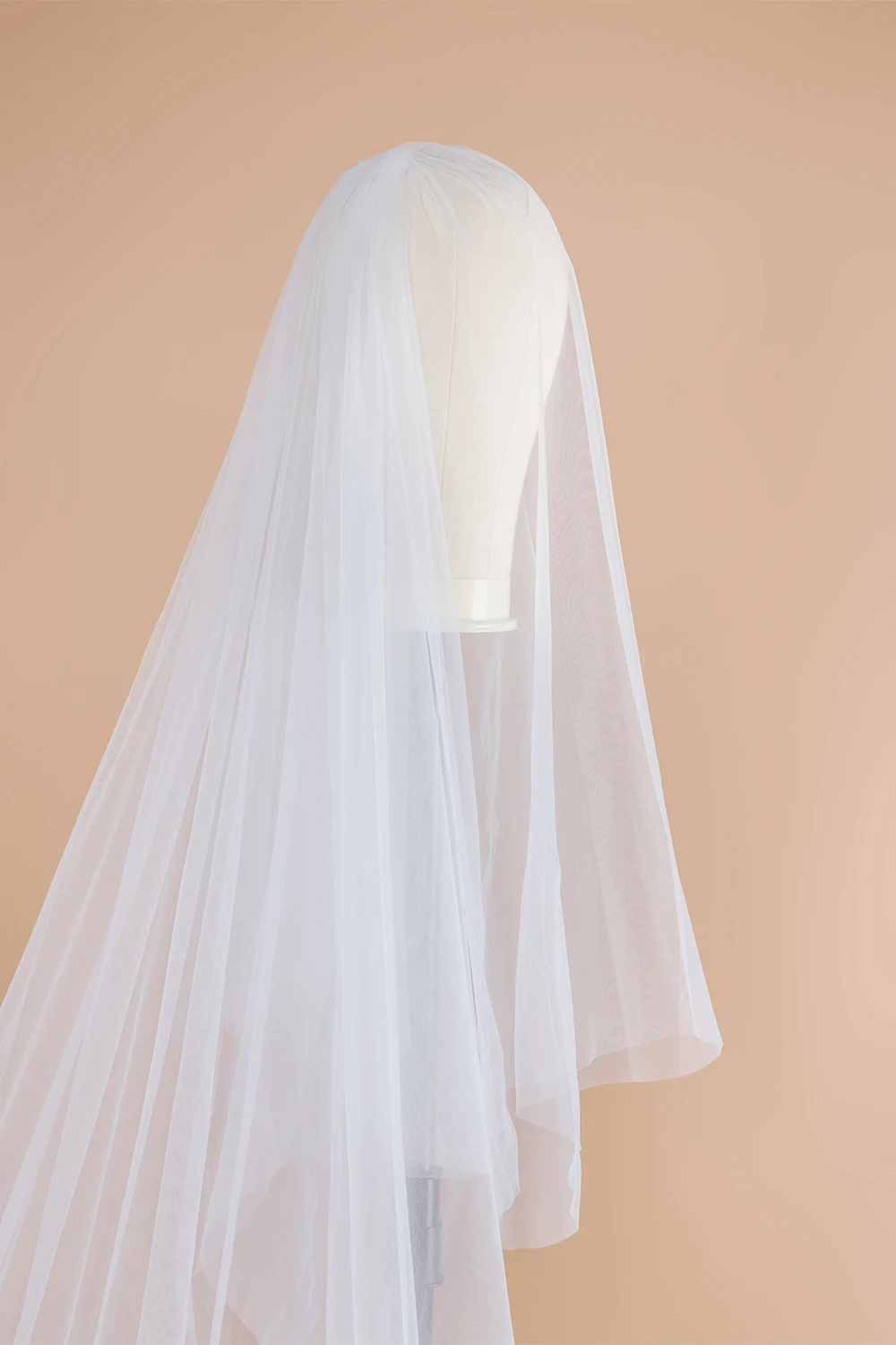 3m di Lunghezza Del Merletto Cattedrale Velo Da Sposa Con Pettine Uno Strato di Applique Bianco Avorio Da Sposa Copricapi 2020 A Buon Mercato Capelli di Nozze accessori