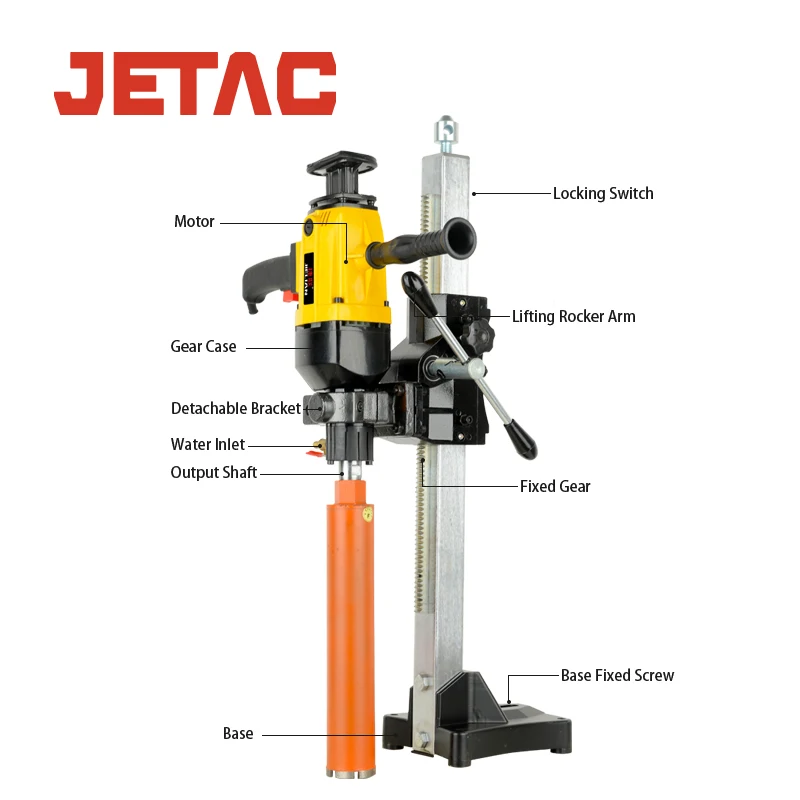 Prolonged Life Power Tools Stand Diamond Core Drill 160mm