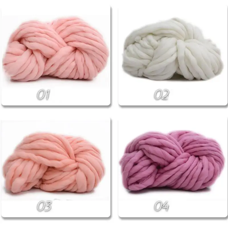 250g Blended yarn Korea Super coarse wool Icelandic wool Large thickness hat line wool rough baby hat scarf coat line New FZ399