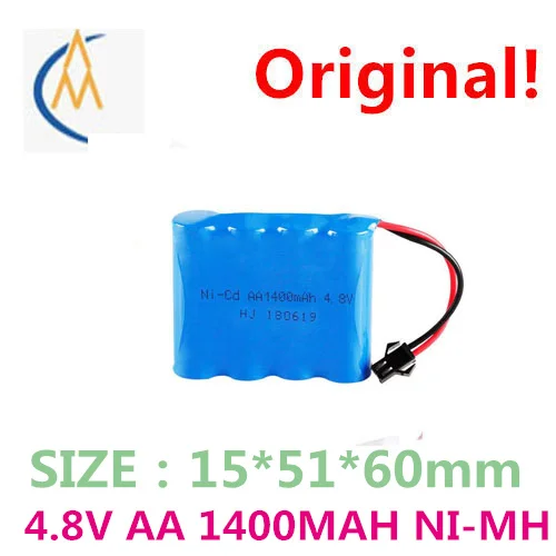 Factory pin 4.8 V AA5 # 1400 mah nickel cadmium battery rechargeable battery remote control electric toy lighting