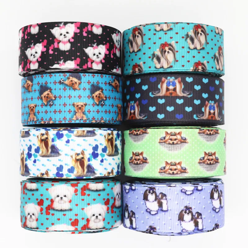10 Yards 1'' 25MM japanische Cartoon-Tiere bedruckte Ripsbänder für Haarschleifen, DIY-Handarbeitsmaterial Y2020062702 – Detail 2