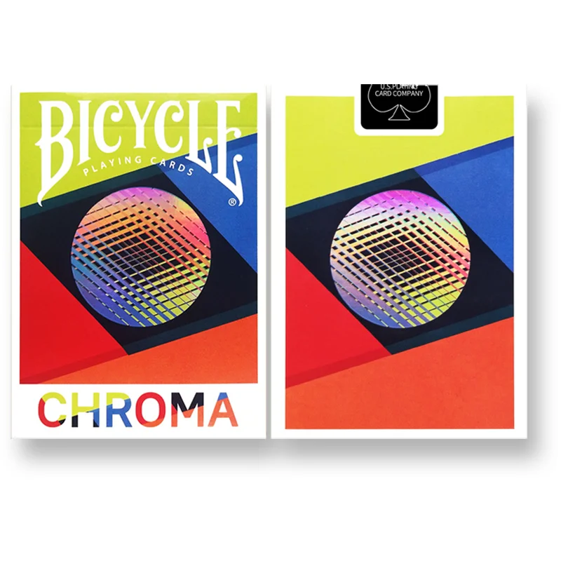 

Bicycle Chroma Playing Cards Deck Cardistry Poker USPCC Limited Edition Magic Card Games Magic Props Magic Tricks for Magician