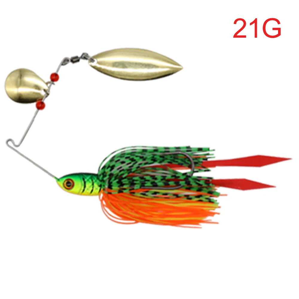 Mycena 16G&18G&21G Spinner Bait Bass Jig Chatter Bait Angelköder Chatterbait Angelset Wobbler für Bass-Angelzubehör – Detail 4