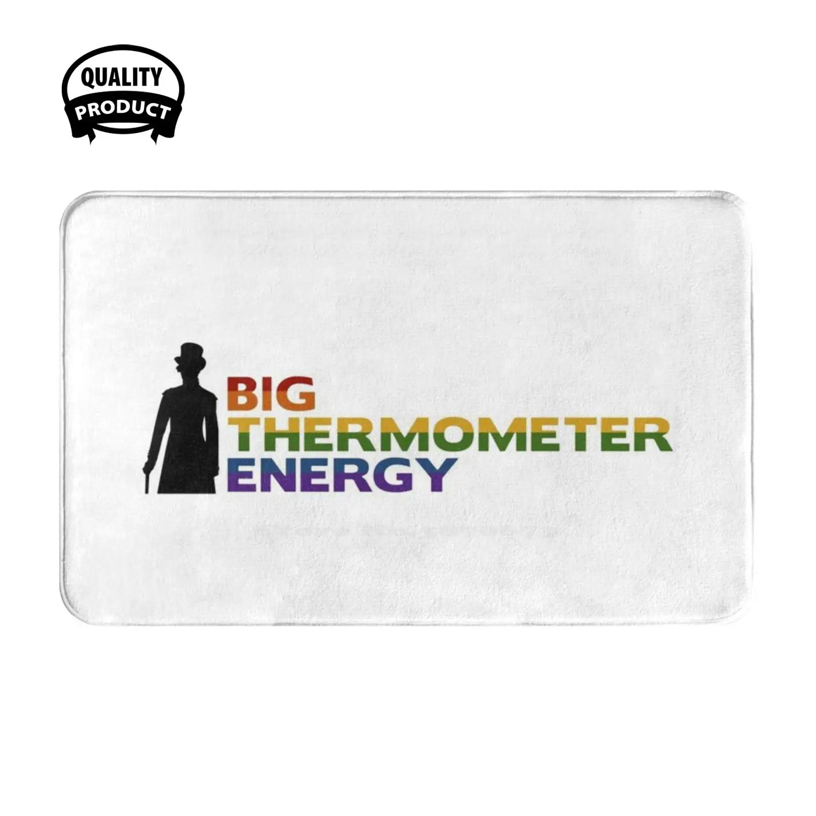 Big Thermometer Energy - Anne Lister Rainbow Pride Soft Cushion Home Carpet Door Mat Car Rug Gentleman Jack Anne Lister Big