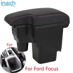 For Ford Focus 2 Armrest box For Ford Focus mk2 Car Armrest Car accessories Interior details Retrofit parts Storage box USB