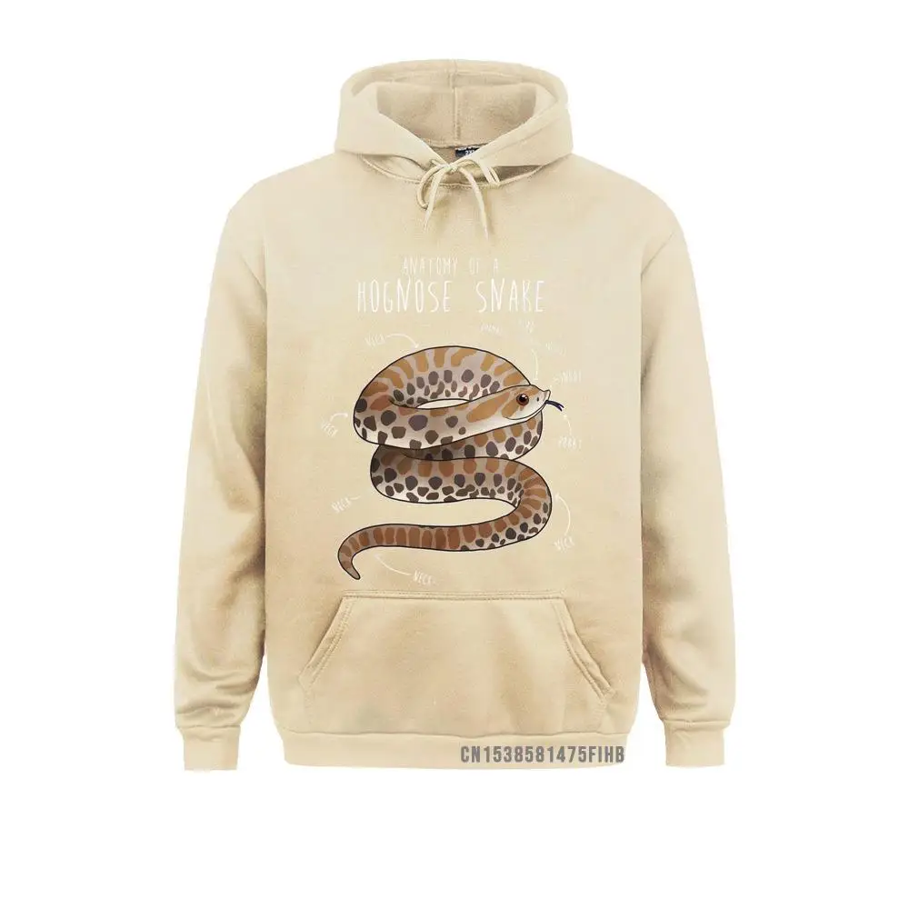 Anatomi Seekor Hognose Snake Kaus Hoodie Pecinta Hewan Reptil Peliharaan Lucu untuk Wanita Hoodie Jalanan Kerudung Retro