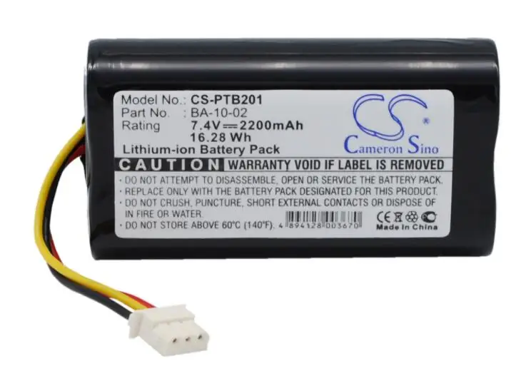 cameron sino 2200mah battery for CITIZEN CMP-10 Mobile Thermal printer battery BA-10-02 Printer Battery