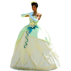 Princess Tiana Dress Cosplay Costume Carnival costume