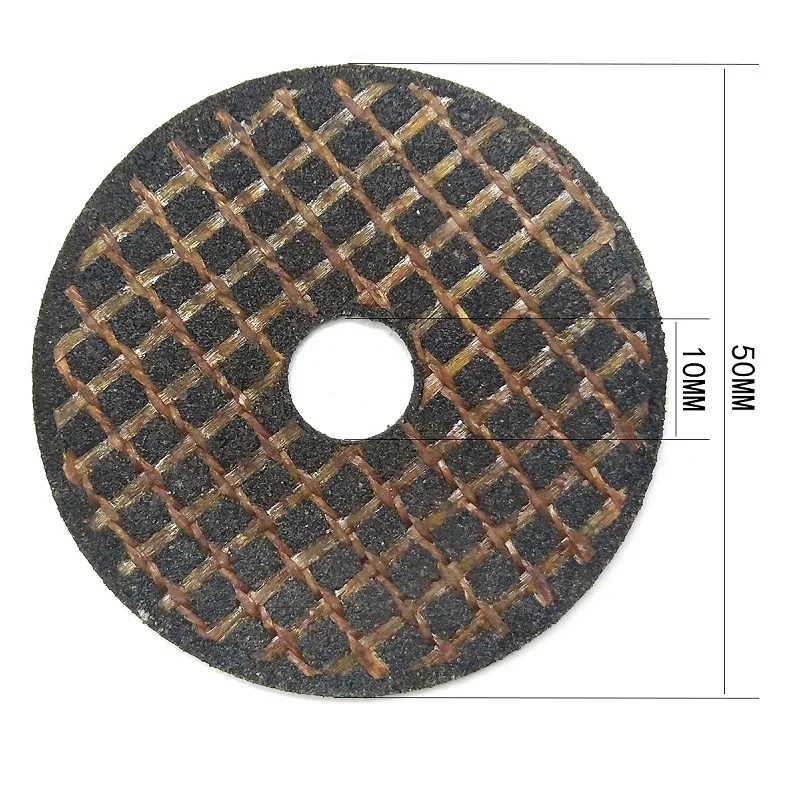 10 قطعة 2 بوصة/50 مللي متر x ID10mm أسطوانة تقطيع قطع عجلة قرص الطحن ل زاوية طاحونة اكسسوارات