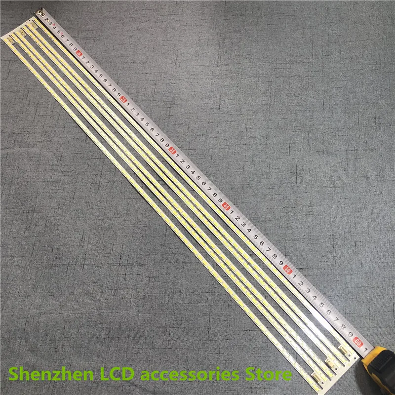 2 أجزاء/وحدة ل 55PFL5820/T3 تلفاز LCD شريط إضاءة خلفي 74.55T02.001-3-Dx1 55TA04/05 1 قطعة = 72LED 606 مللي متر 100% جديد