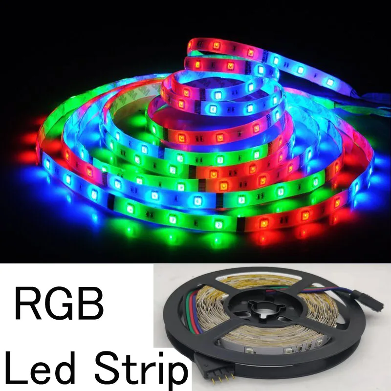 Waterproof 12V LED Strip Light 60 LED/m Warm White Flexible LED Strip Light 1m 2m 3m 4m 5m Replacement for 5050 RGB Black PCB