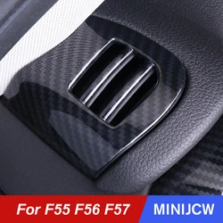 Car Air Vent Cover Outlet Shell Case Housing Carbon Fiber Sticker For Mini Cooper One S F55 F56 F57 Hatchback Refit Accessories