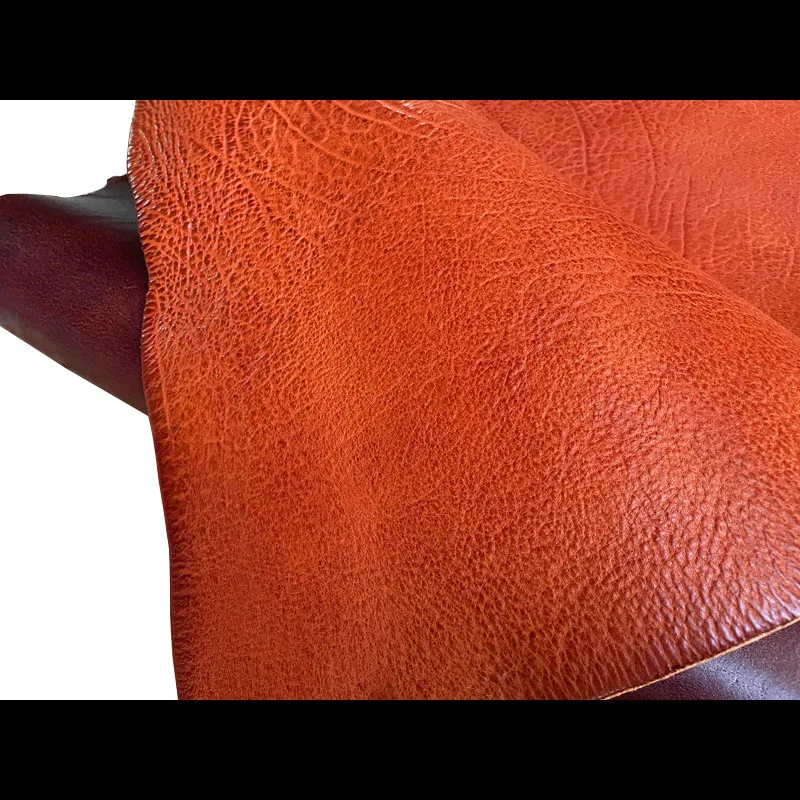 4/5mm Thick Vegetable Tanned Bison Cowhide Genuine Full grain Leather Craft Sheath/Belt Material