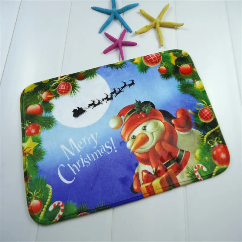 Marry Christmas Plush Vintage Cassette Tape Indoor Doormat Non Slip Door Floor Mats Carpet Rugs Decor Porch Doormat 02