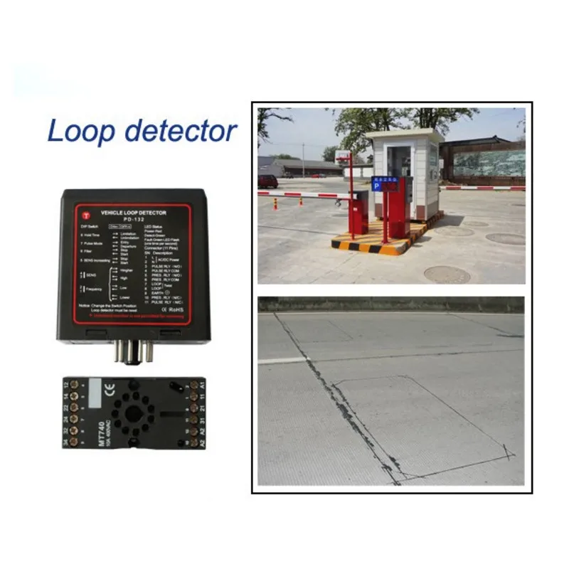 Single Channel Inductive Loop Detector Automatic Gate and Barrier Gate /Loop Controller/Traffic Counters DC12V DV24V 110v 220V