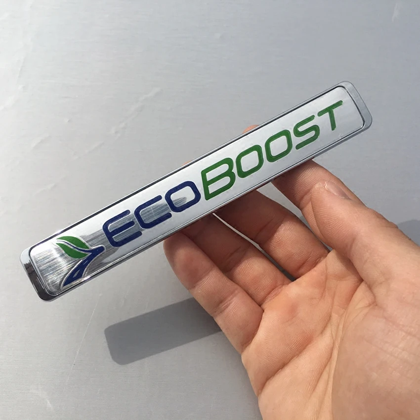 

1 Pcs 3D ABS ECO BOOST ECOBOOST Emblem Badge Tailgate Rear Trunk Decal Car Stickers For Focus Fiesta Mondeo Car Styling