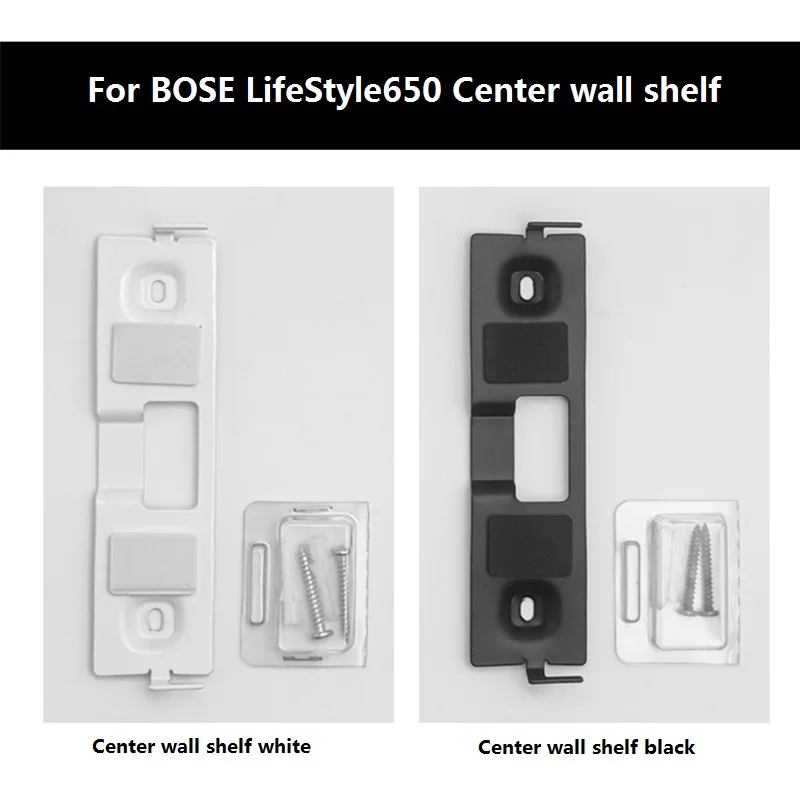 BOSE-Suportes de montagem para alto-falantes, parede e teto, piso, prateleira central e de parede, preto e branco, LifeStyle 650