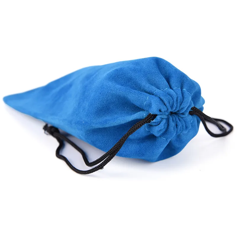 10pcs/lot In Velvet Material Very Soft Eyeglasses Pouch Drawstring Sunglass Bag Eyewear Cases Bags