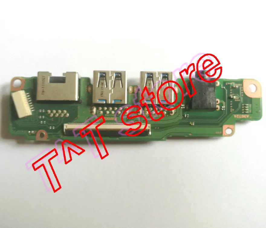 original for Toshiba Tecra Z40 Z40-A Series Audio Jack Board Ethernet USB FAMXUS2 A3672A test good free shipping