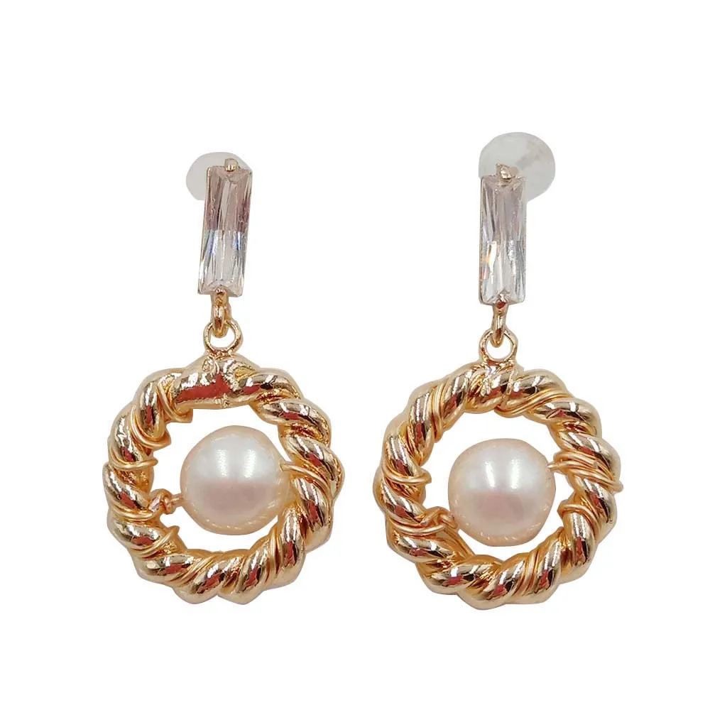 fashion real PEARL EARRING,100% nature freshwater pearl earring ,AAA perfect round  pearl 8-9 mm,925 silver hook