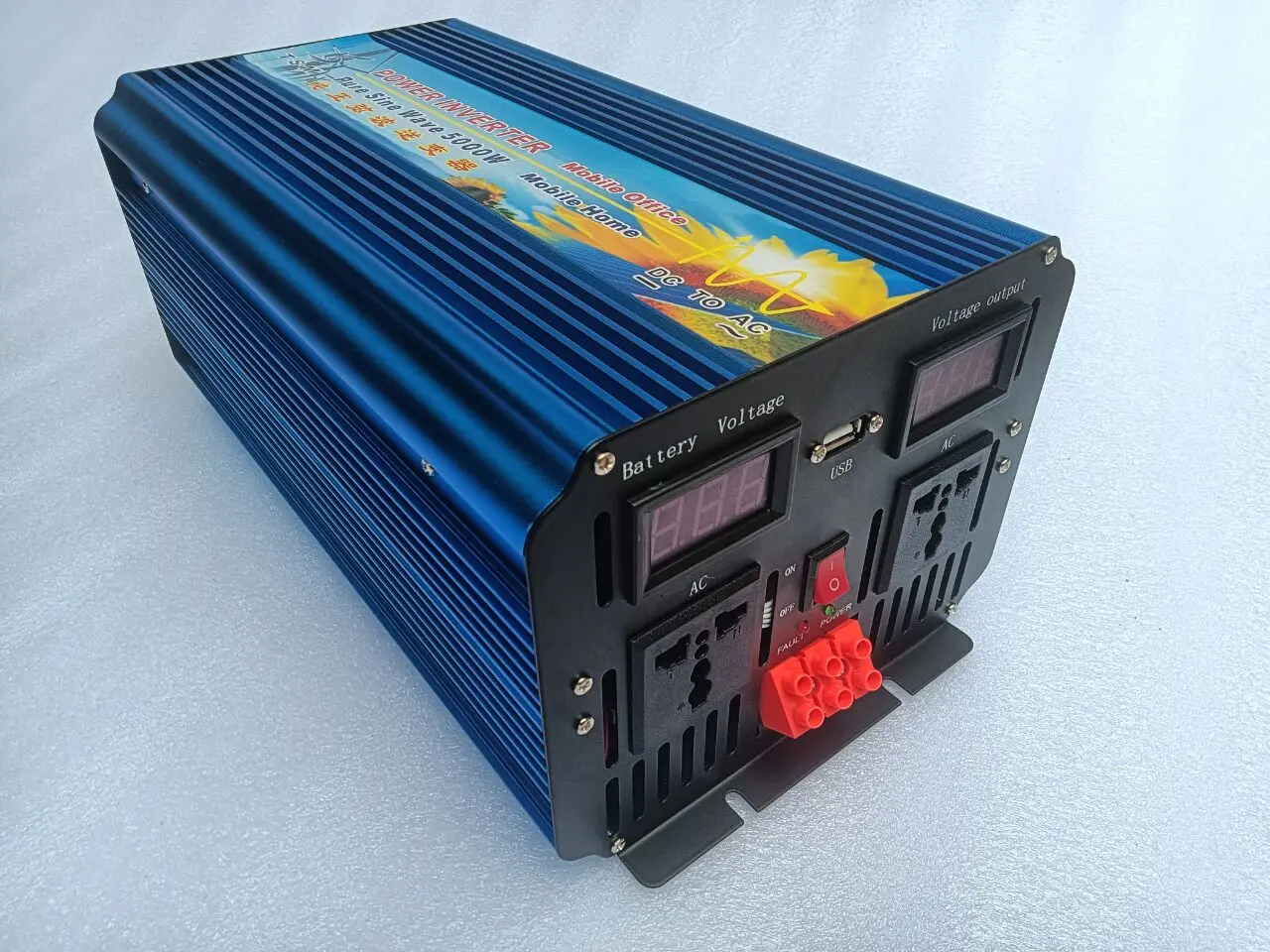 

5000W peak power 10000W DC 24V to AC 110V 120V 60HZ Pure Sine Wave Inverter 5000W