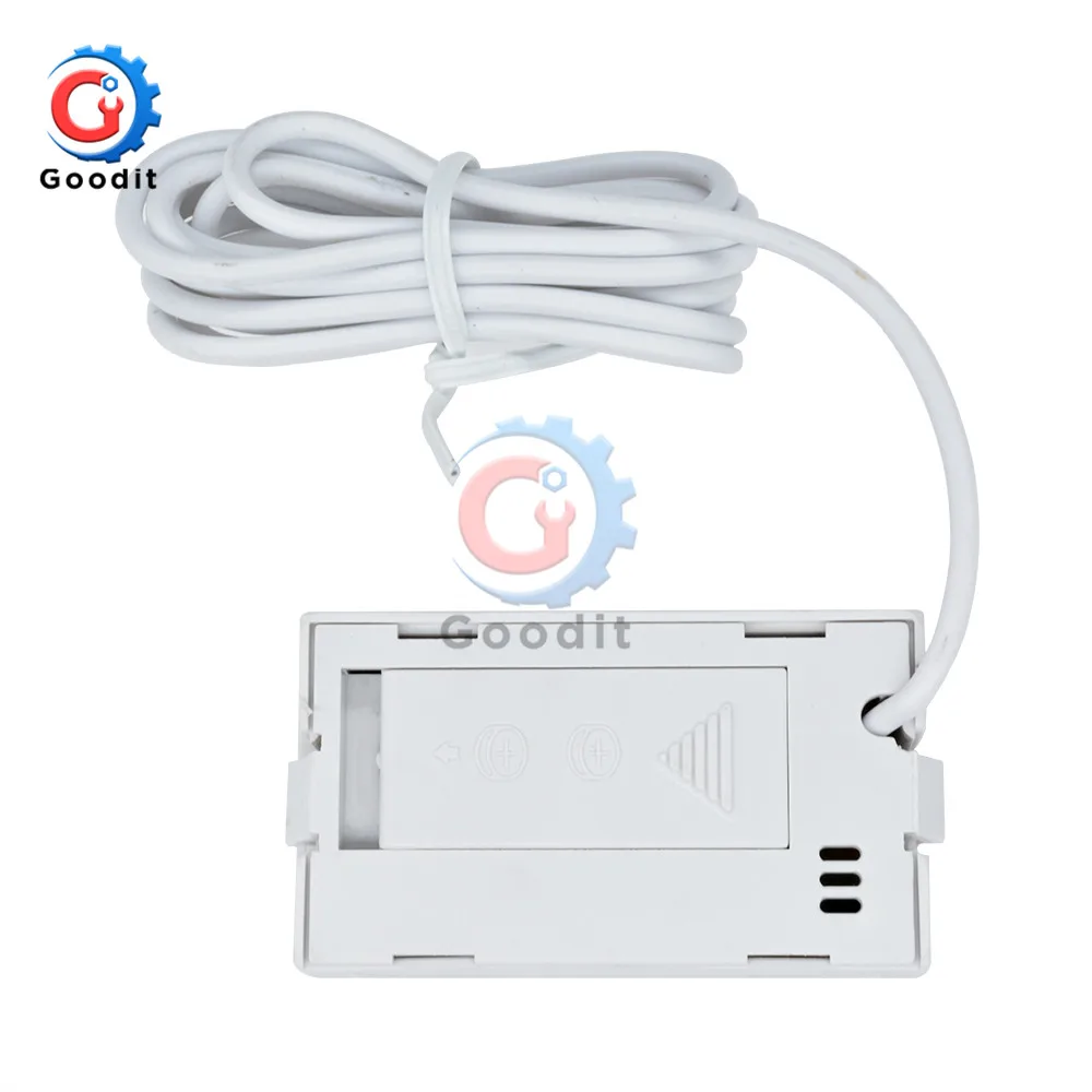 Mini LCD Digital Thermometer for Freezer Temperature -20℃~110℃ Refrigerator Aquarium Monitoring Display TEMP Detector Probe 1M