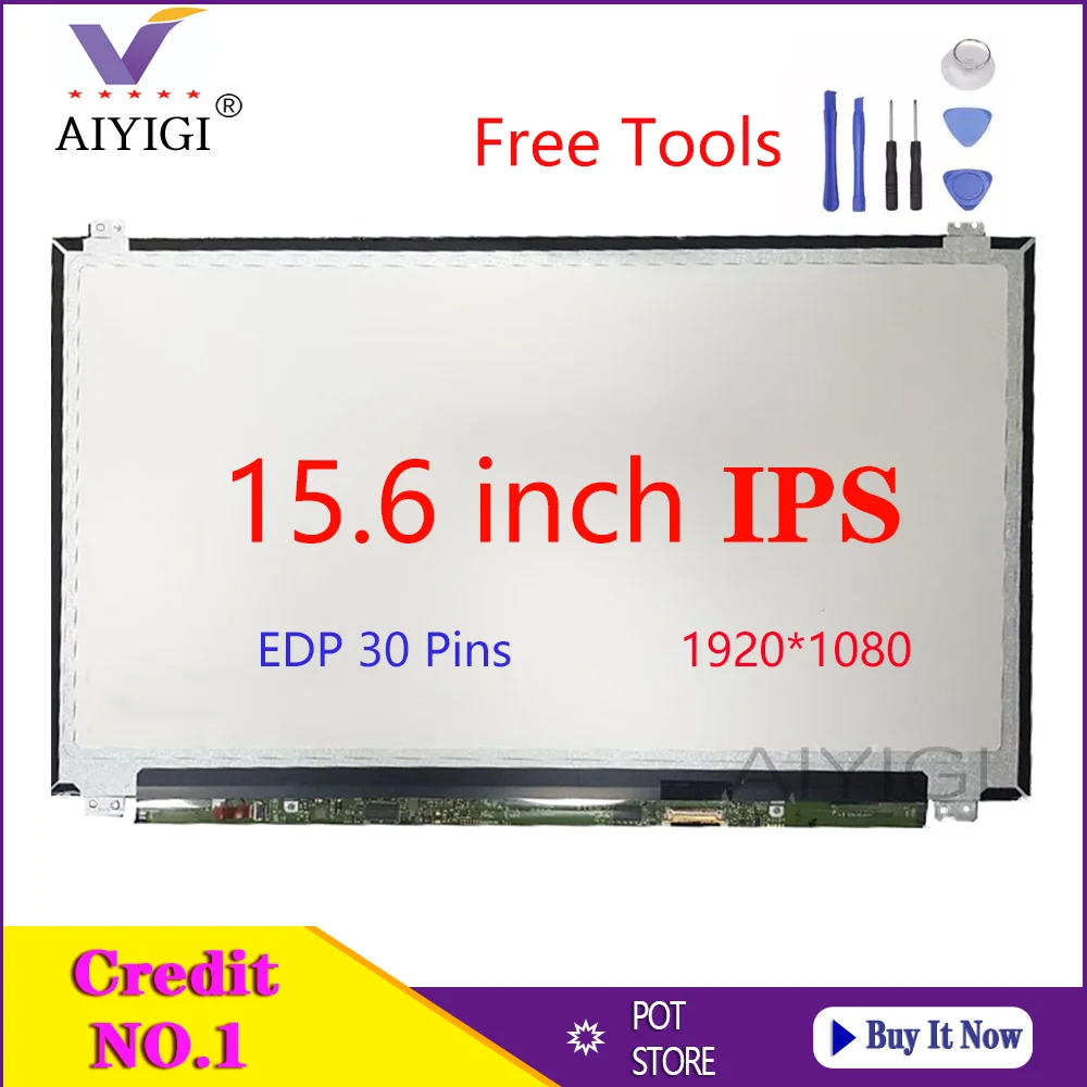 15.6 Inch IPS Laptop LED Screen For ASUS X556U X550LA N550 N551 FX50J X550L A550J X510U GL552V Display FHD 1920X1080 EDP 30 Pins