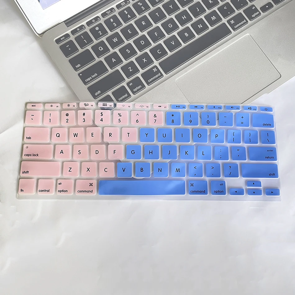 Eua tipo silicone teclado russo capa para apple macbook ar retina 13.3 15 polegada a1466 a1502 a1398 teclado protetor de filme da pele