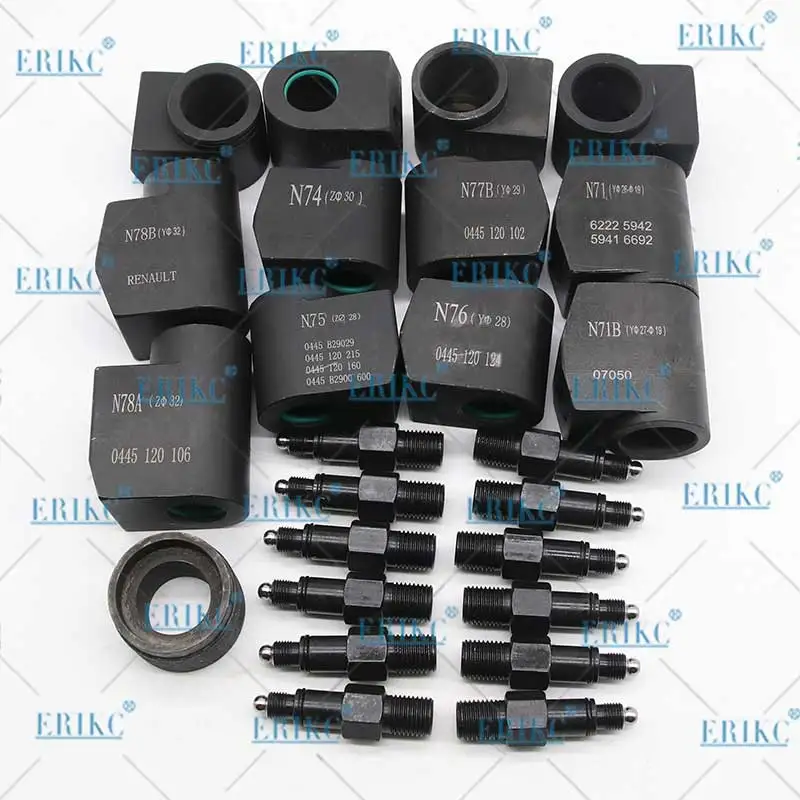 12 PCS Common Rail Injectors Repair Tools E1024002 Diesel Engine Repair Tool for Injectors with Universal Dismantling Frame