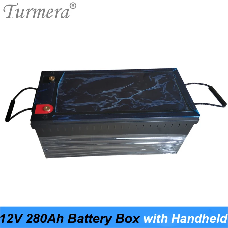 Turmera-caja de almacenamiento de batería Lifepo4, 12V, 90Ah, 120Ah, 200Ah, 280Ah, 3,2 V, carcasa para sistema de energía Solar y fuente de alimentación ininterrumpida