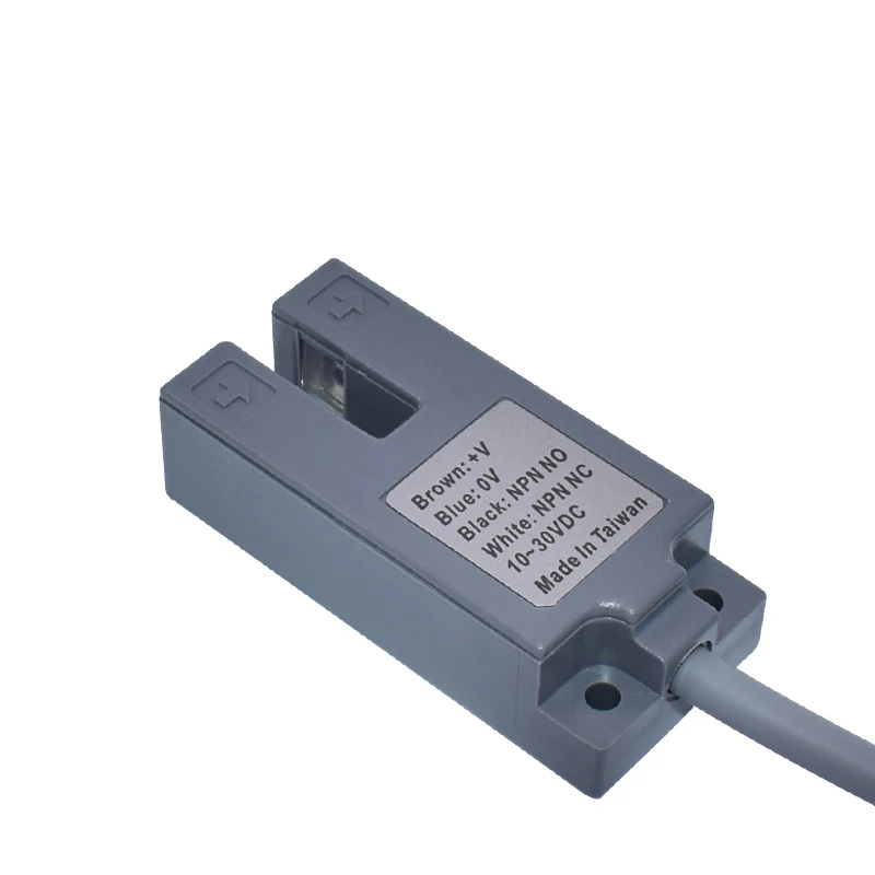 Taiwan original FOTEK Yangming KU-07G photoelectric switch U slot label machine sensor NPN normally open induction 7MM