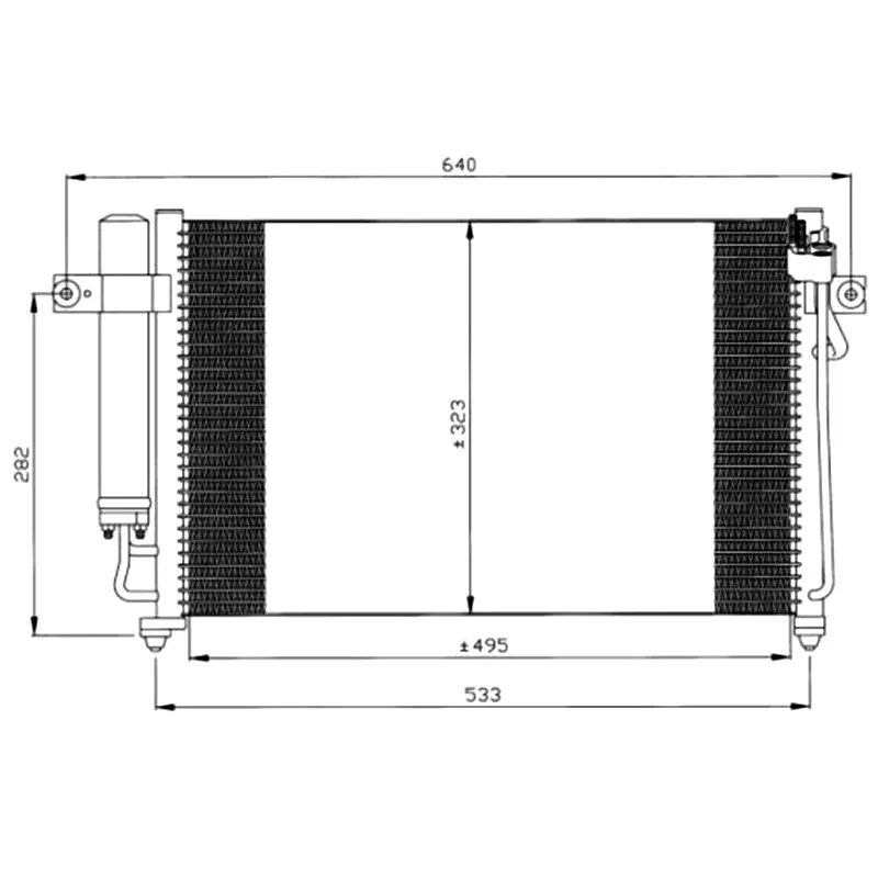 AC Air Conditioning Conditioner Condenser for Hyundai GETZ PRIME TB 1.1 1.3 1.4 1.5 976061C000 97606-4H200 976061C100 976061C350