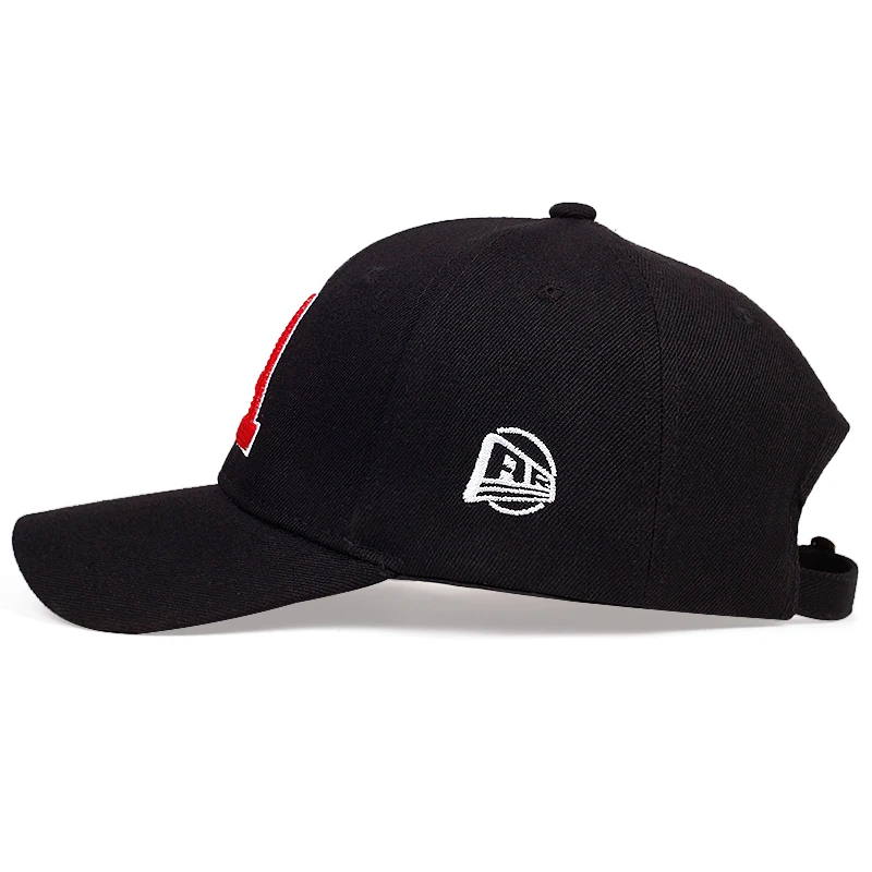 Unisex-Baseballkappen mit Buchstaben-Stickerei, verstellbar, für den Außenbereich, für Frühling und Herbst, lässiger Sonnenschutzhut – Detail 5