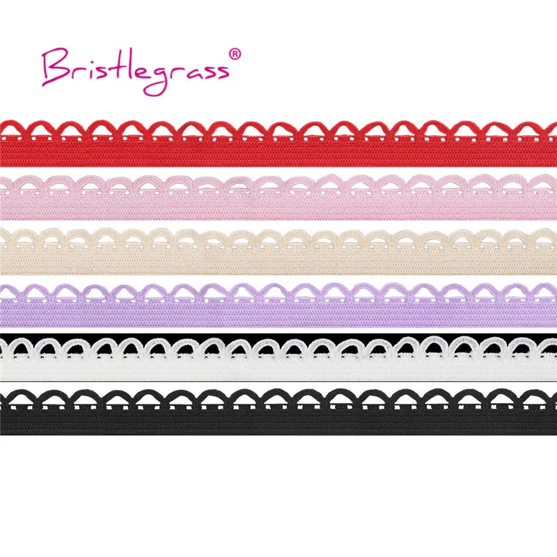 BRISTLEGRASS Picot Loop Lace Trim Elastics 3/8\