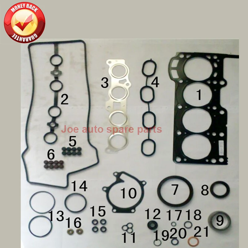 3SZ 3SZVE Engine Full gasket set kit  for Daihatsu SIRION M3 TERIOS J2 MATERIA M4 1.5L 2005-  50322500 04111-BA170 04111BA170