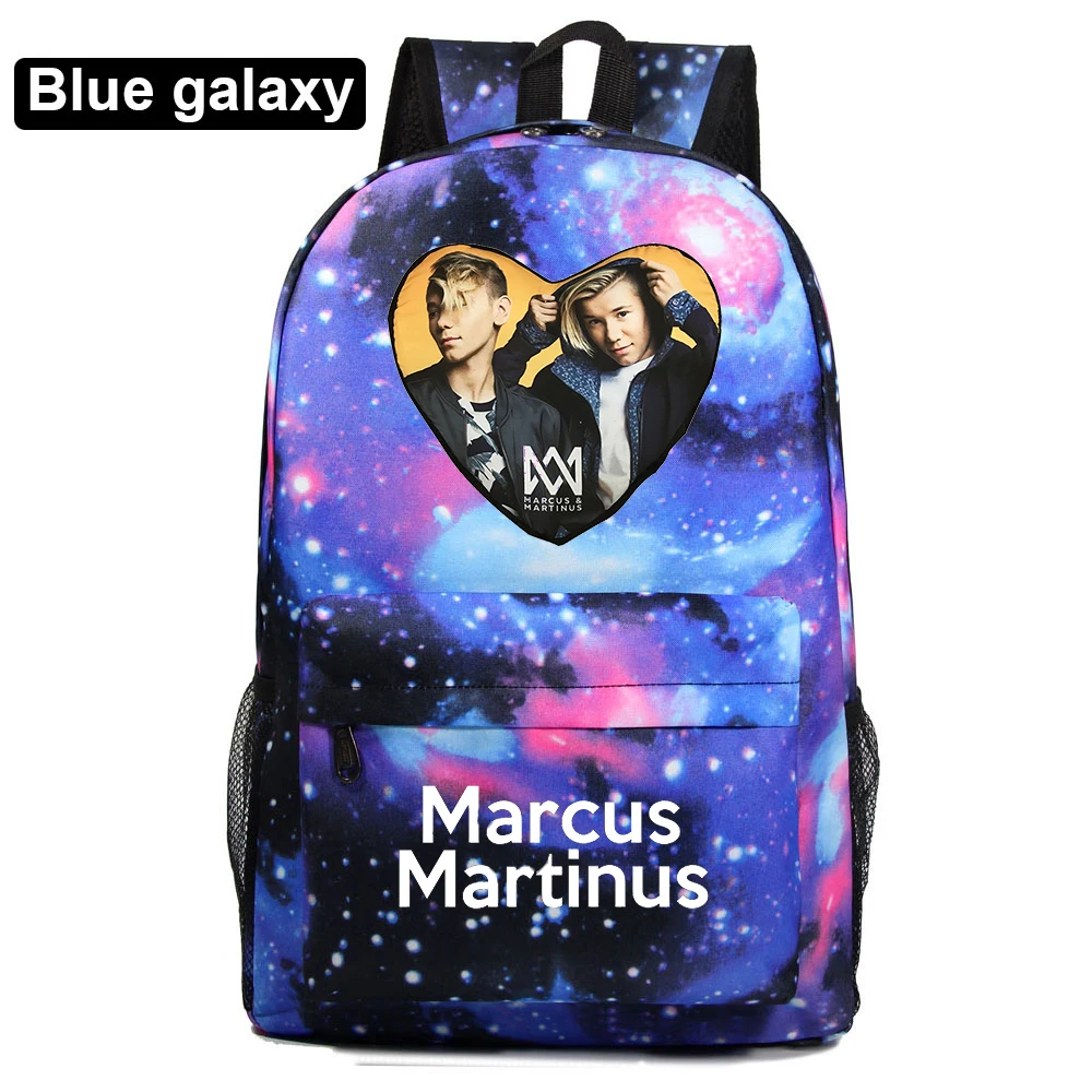 Marcus and Martinus Students Backpack for Girls Boys Mochila Teens Cool Travel Knapsack Children Rucksack Kids School Bags