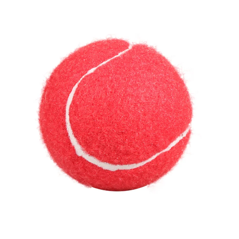 Pelota de tenis de entrenamiento para adultos y jóvenes, Color personalizado, Negro, Rosa, alta elasticidad, 10 unidades