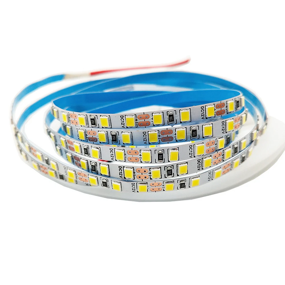 50M 12V 24V 4mm 5mm LED Strip Light White Red Blue Green Yellow, 16.4ft/5M 600 LEDs SMD 2835 Flexible LED Tape Light 4000K