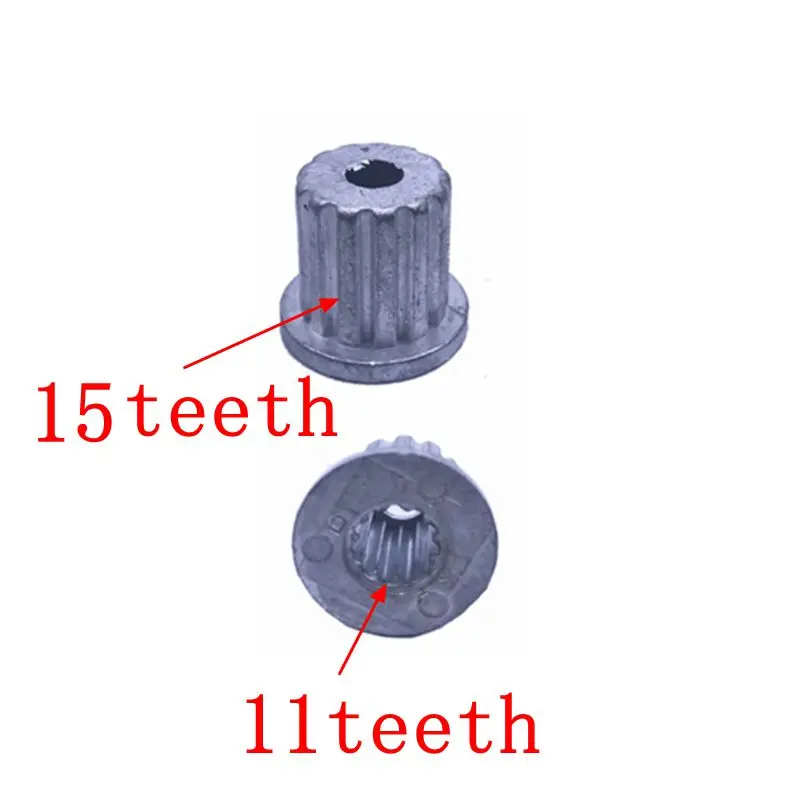 For  washing machine pulsator core center 11 teeth inside and 15 teeth outside gear Rotating pulsator plate metal axis spare