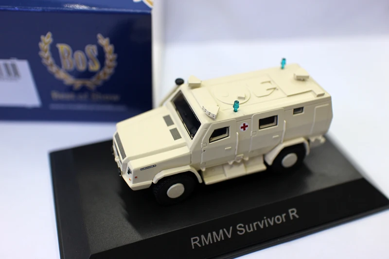 NEW Best of Show BOS 1/87 RMMV Survivor R Ambulance HO Scale resincar model for collection gift