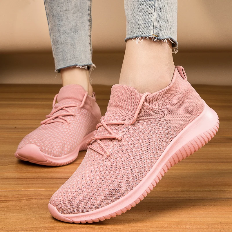 

Tenis Feminino Deportivas Mujer 2021 Tennis Shoes Woman Walking Jogging Shoes Pink Platform Sneakers Basket Chaussure Femme