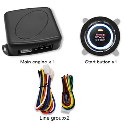 Arranque de un botón de coche/antirrobo Universal, una tecla de encendido de arranque/Sistema de reacondicionamiento de arranque de una llave/vehículo original universal