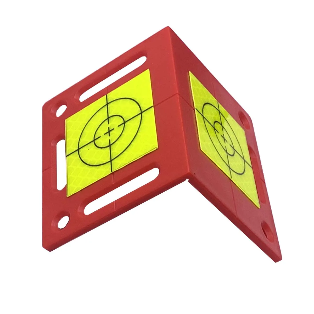 Plaquette di misurazione dell\'angolo, bersaglio angolare con 2 riflettori Target 40x40mm per stazione totale, Mini prisma