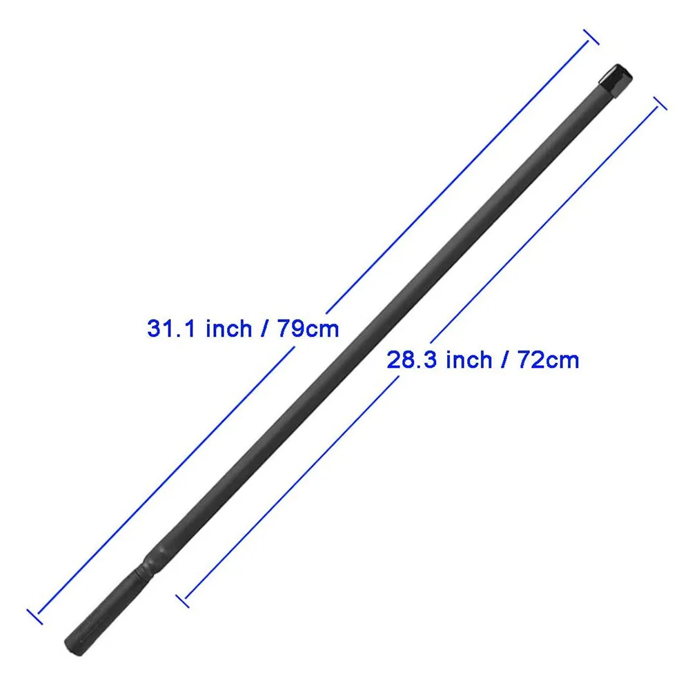 Eightwood VHF UHF 136-520MHz Foldable CS Tactical SMA Female Antenna Aerial 79cm for Baofeng BF-F8HP UV-5R UV-82 BF-888S GT-3