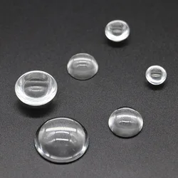 1 Pack/lot 6/8/10/12/13/14/16/18/20/25mm Hemispher Clear Transparent Glass Cabochon Domed for DIY Charm Pendant Jewelry Making